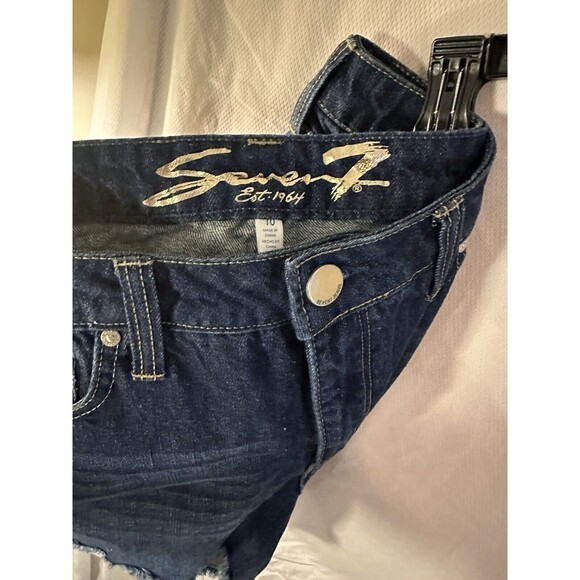 Womens Seven Weekend Denim Shorts, Size 10 - Picture 4 of 5
